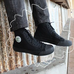classic black P.F. Flyers